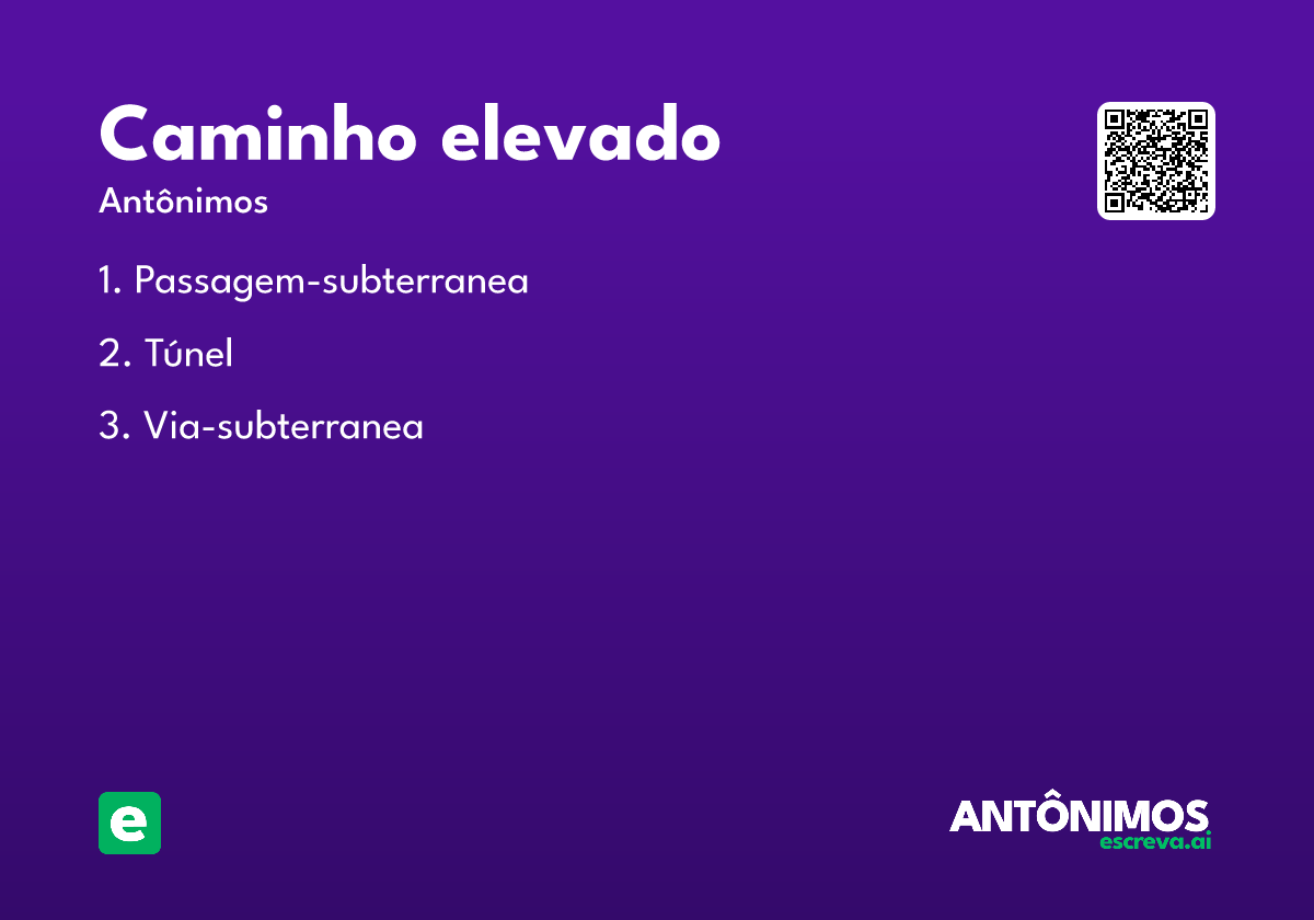caminho elevado