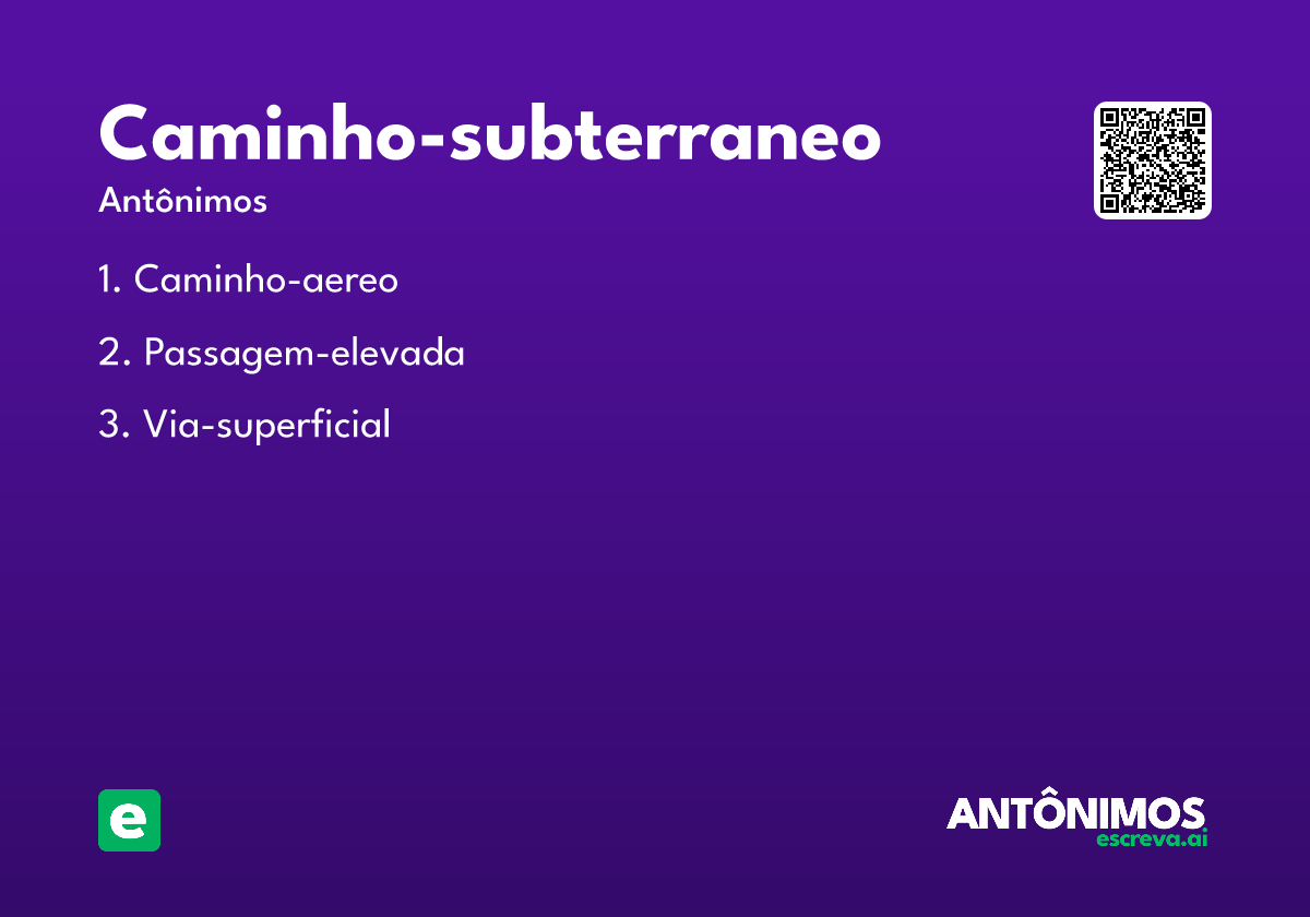 caminho-subterraneo