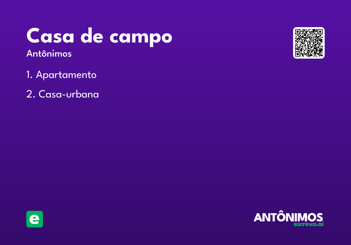 casa de campo