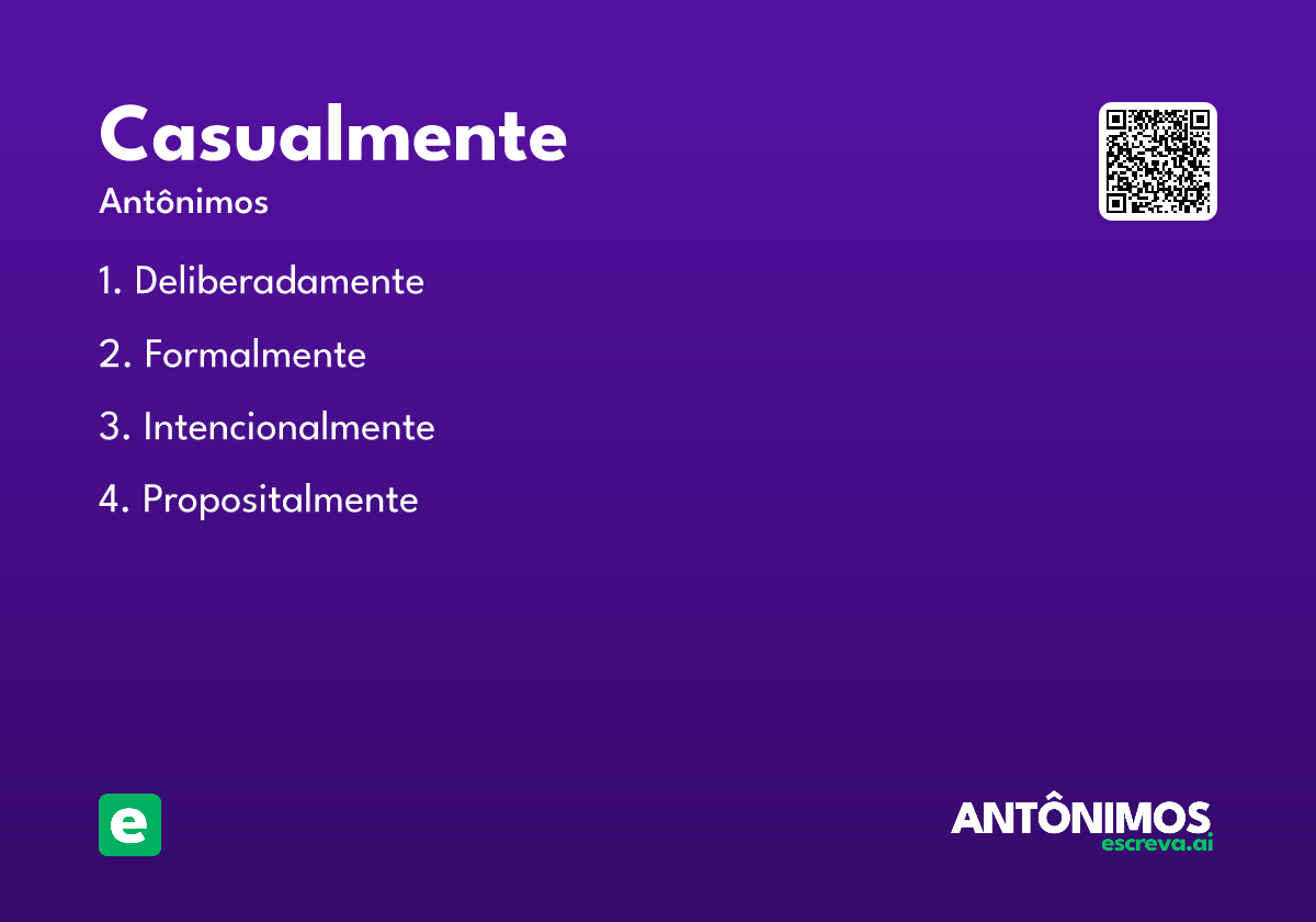 casualmente