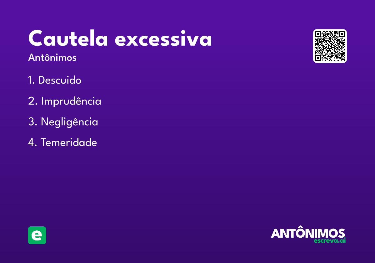cautela excessiva