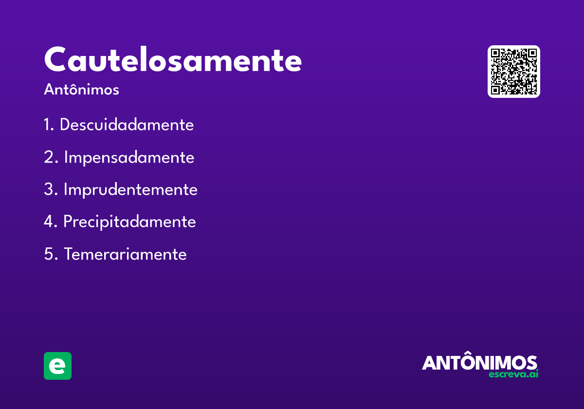 cautelosamente