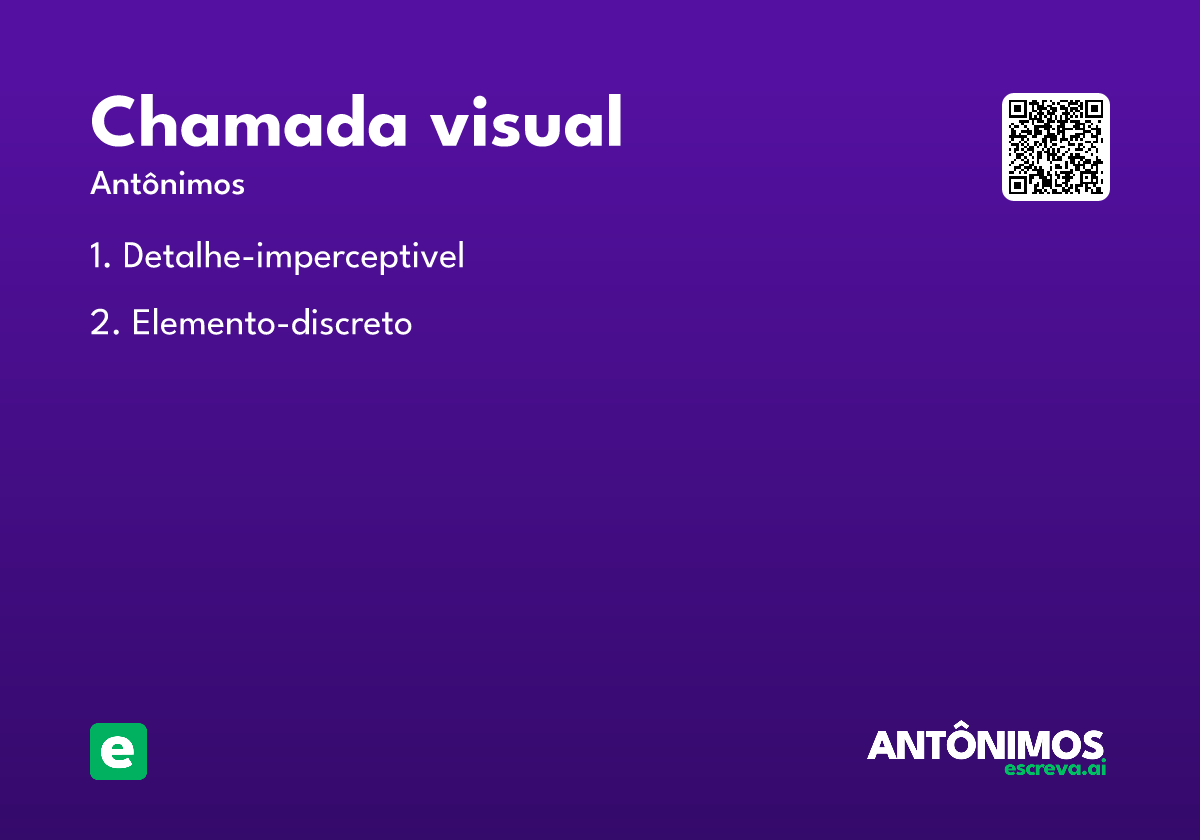 chamada visual