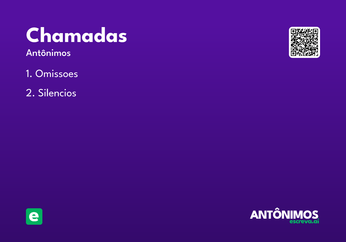 chamadas