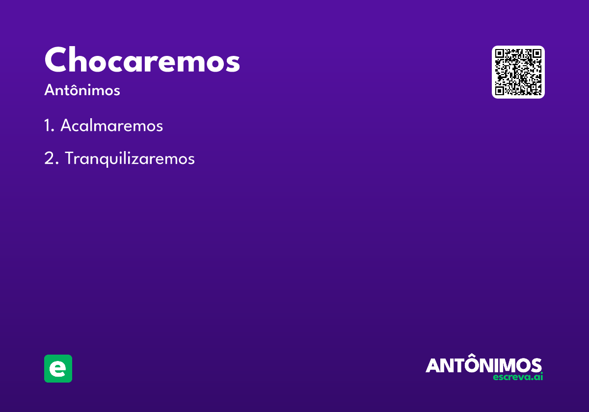 chocaremos