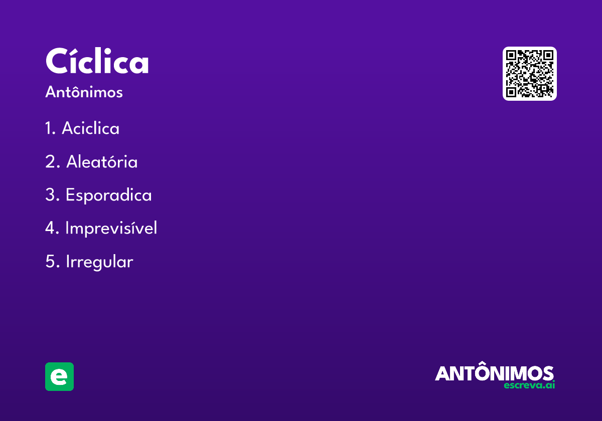 cíclica