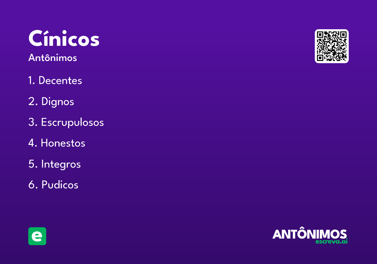 cínicos