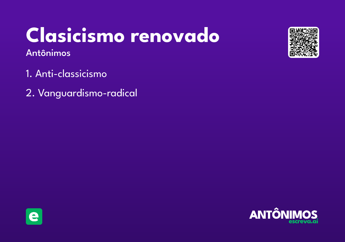 clasicismo renovado
