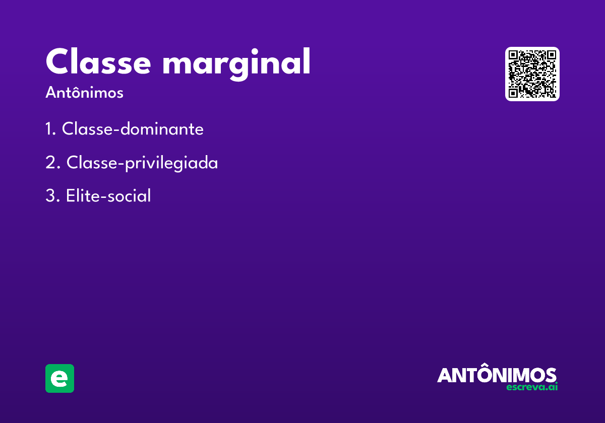 classe marginal