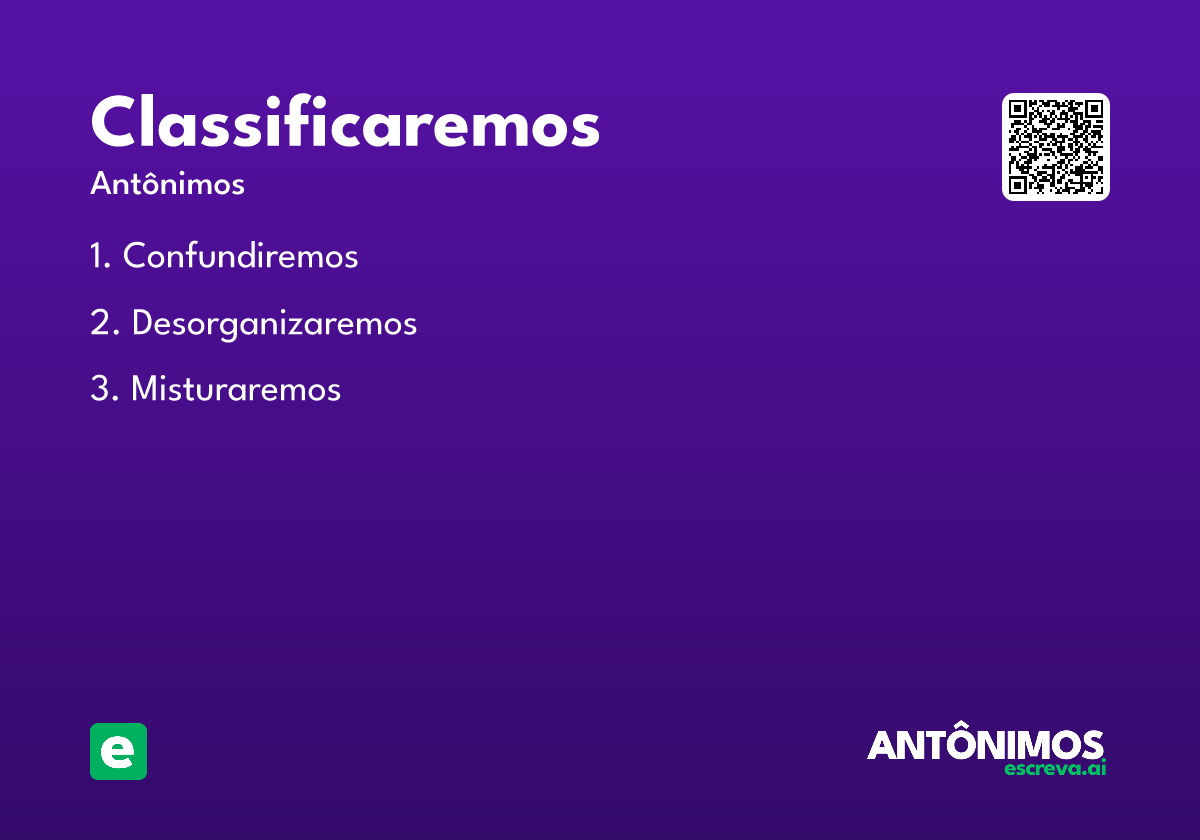 classificaremos