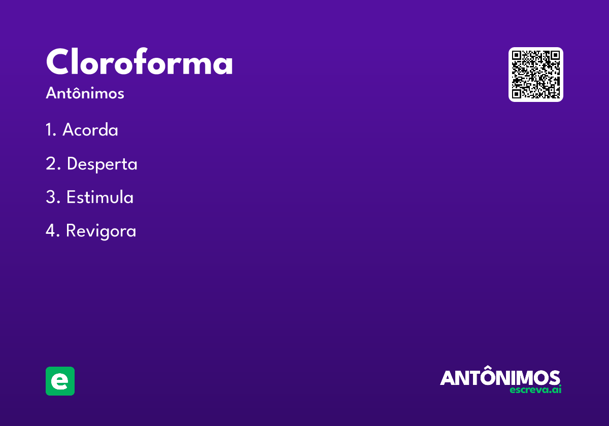 cloroforma
