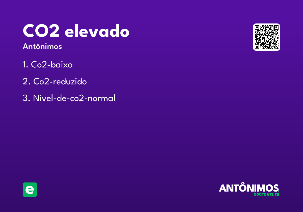 CO2 elevado