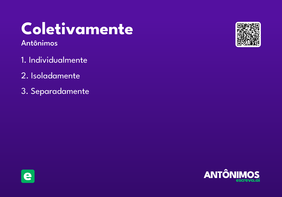 coletivamente