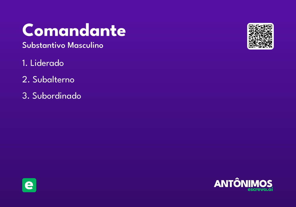 comandante