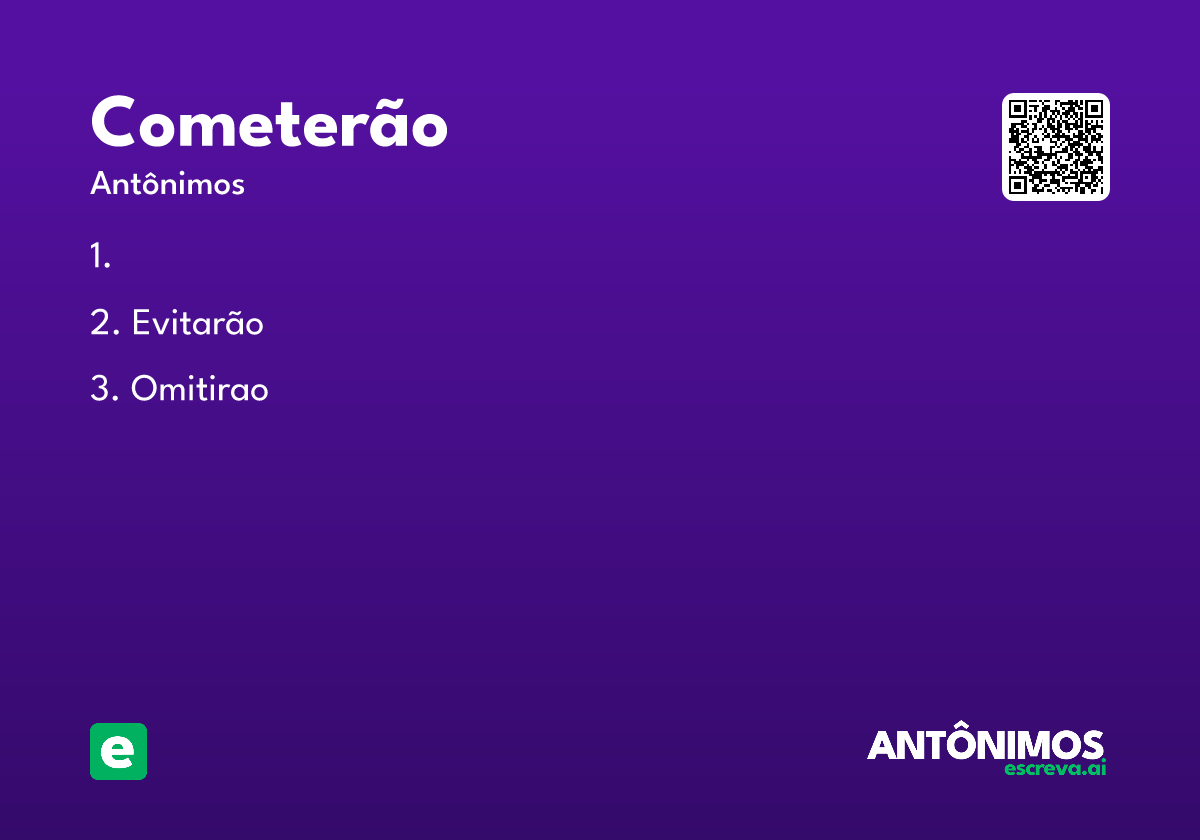cometerão