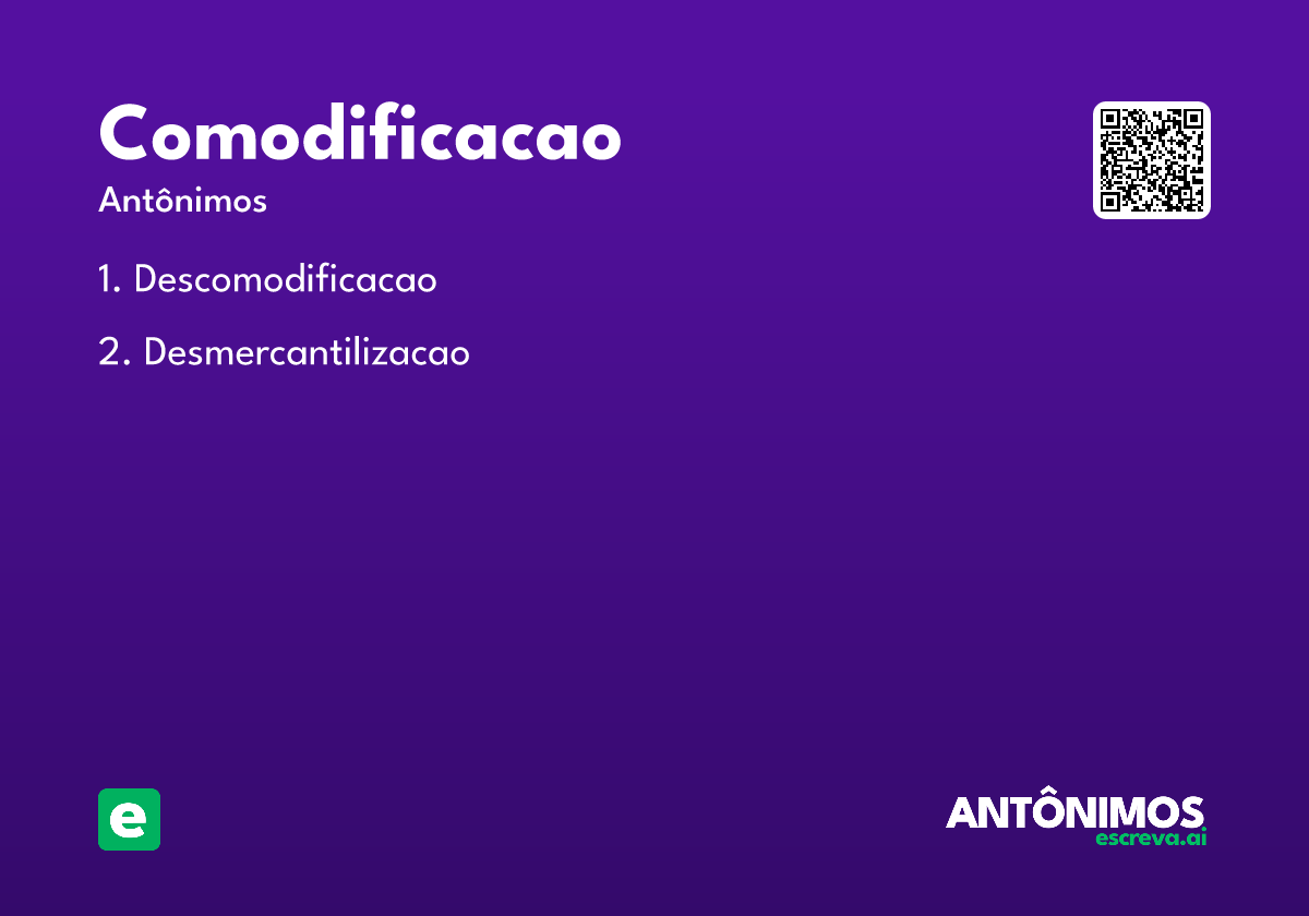 comodificacao