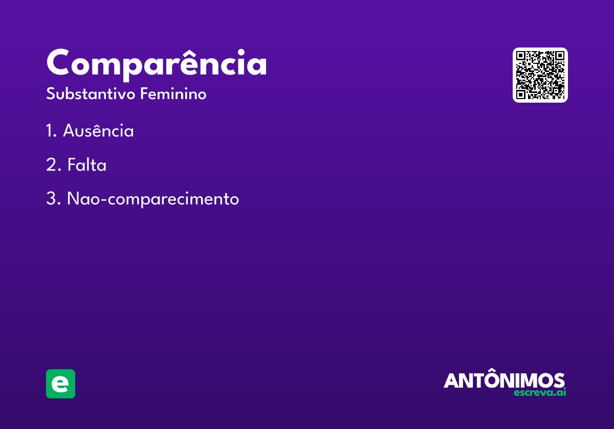 comparência