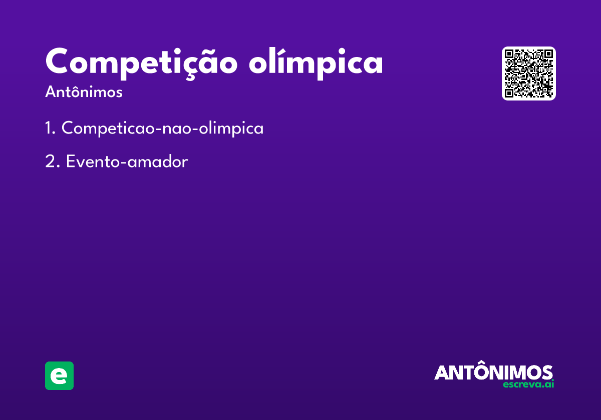 competição olímpica