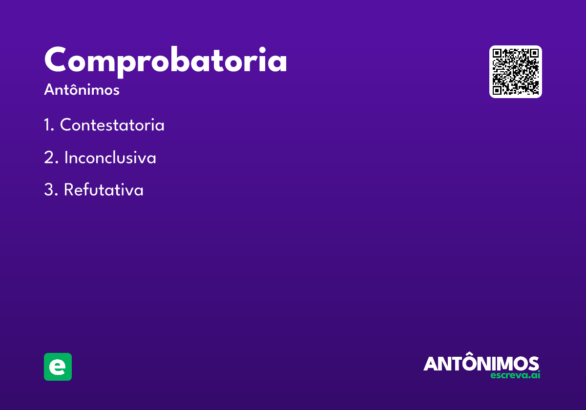 comprobatoria