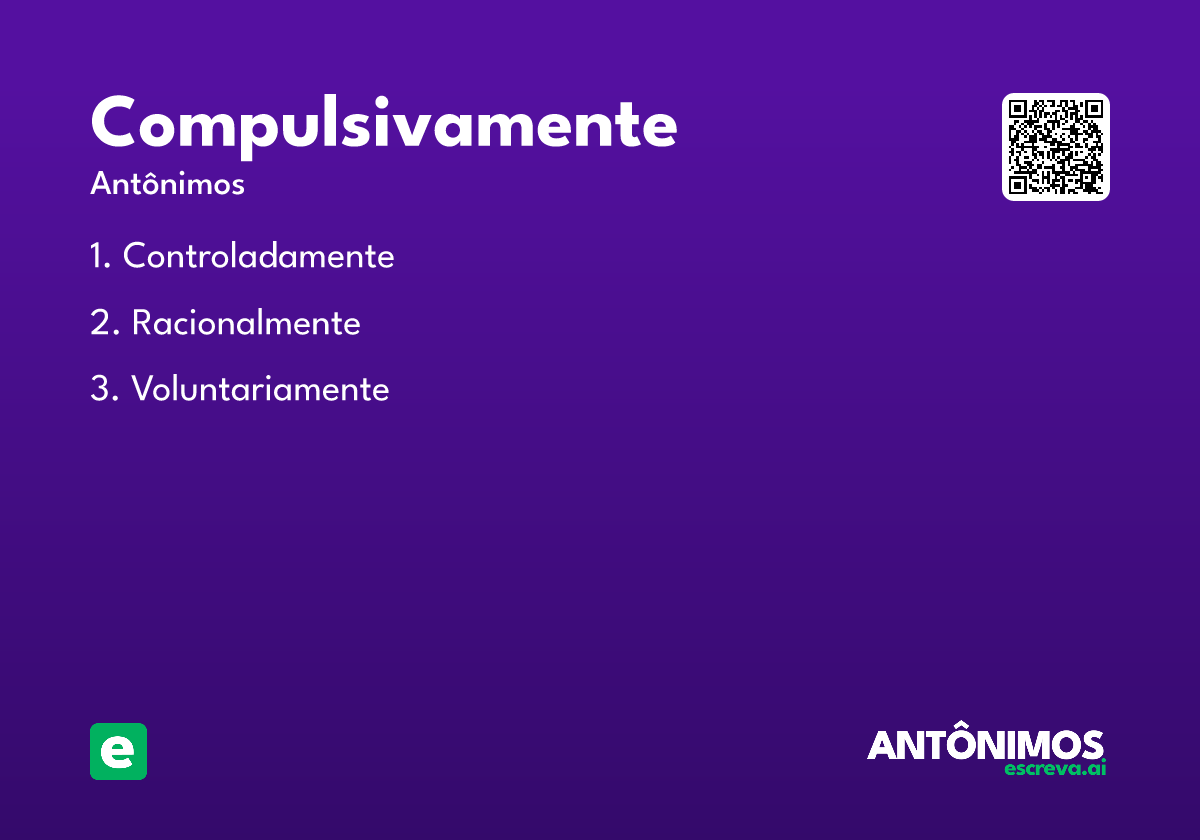 compulsivamente