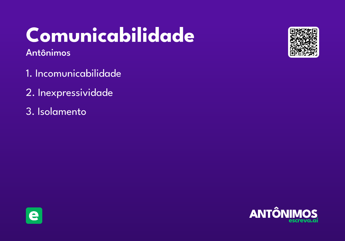 comunicabilidade