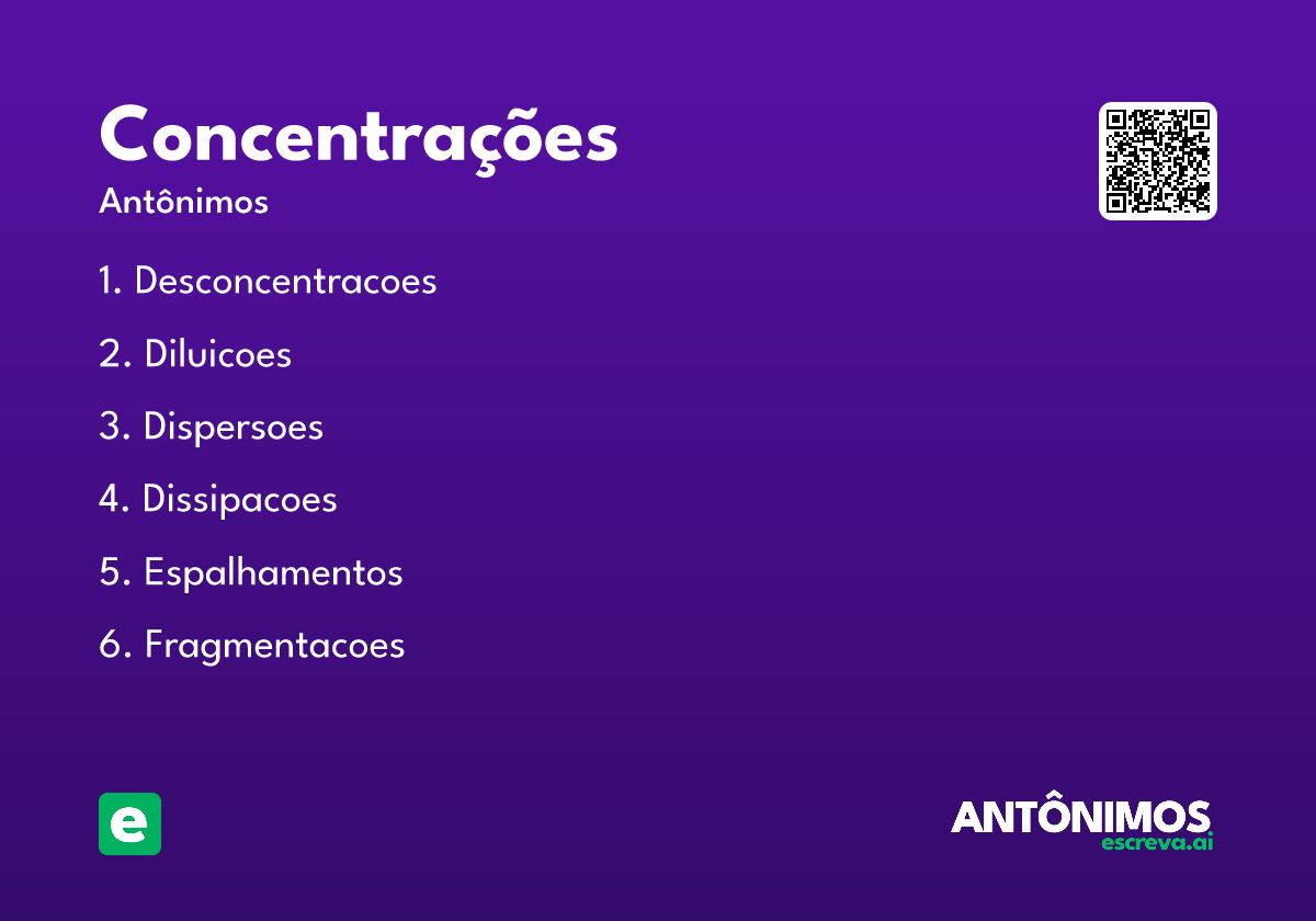 concentrações