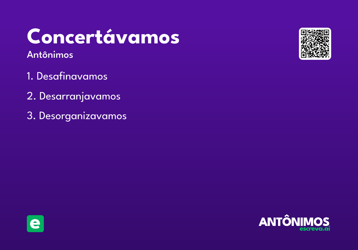 concertávamos
