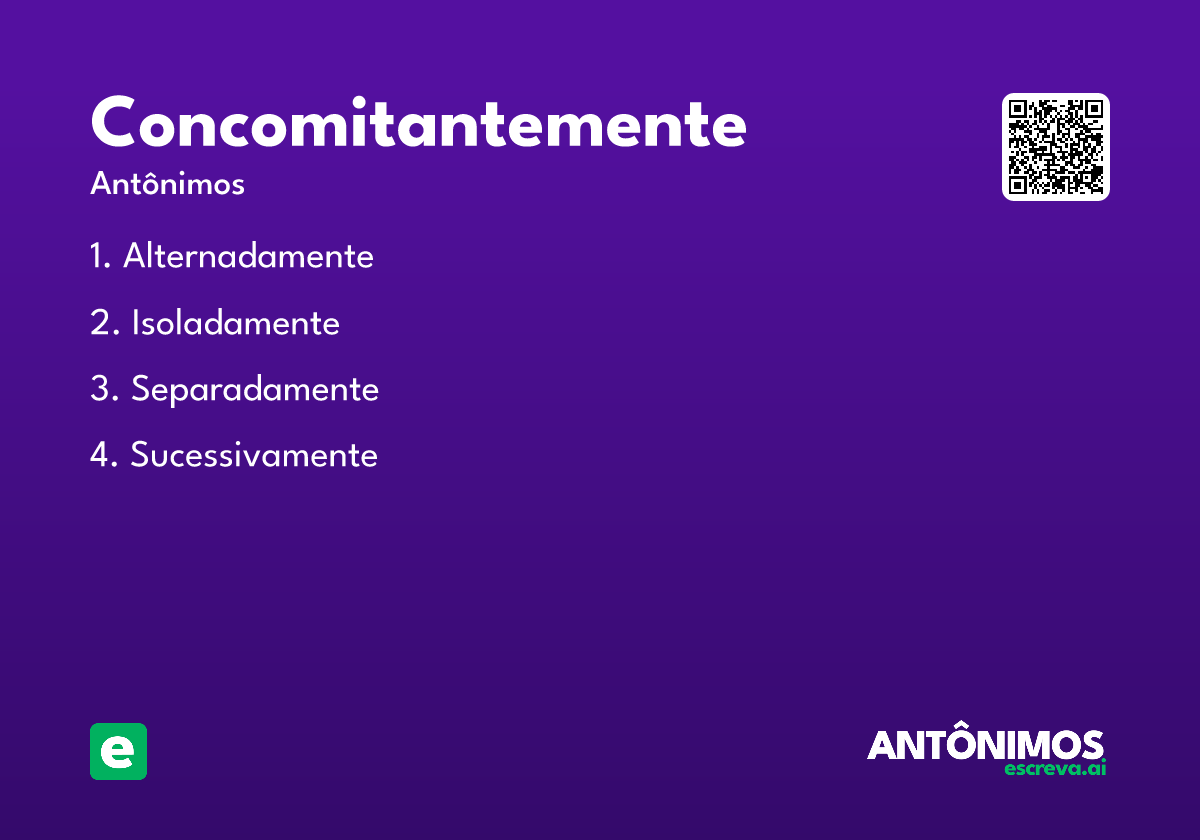 concomitantemente