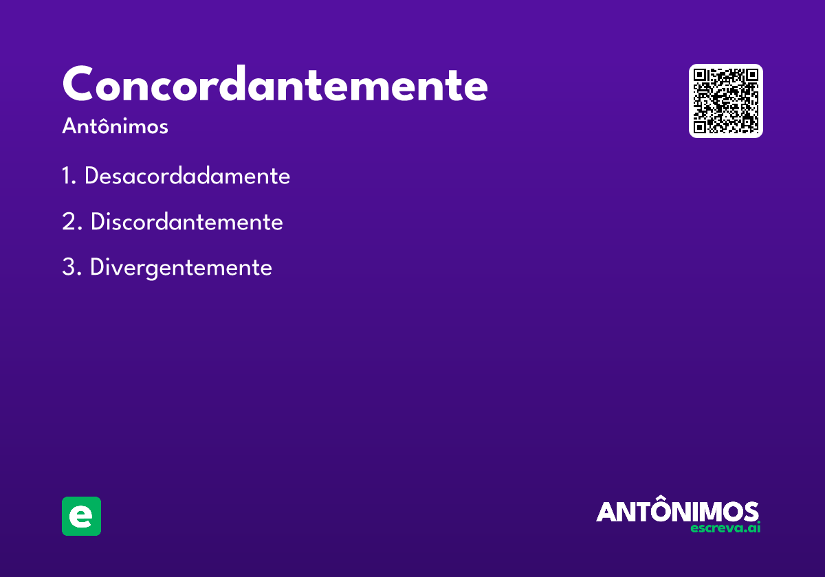concordantemente
