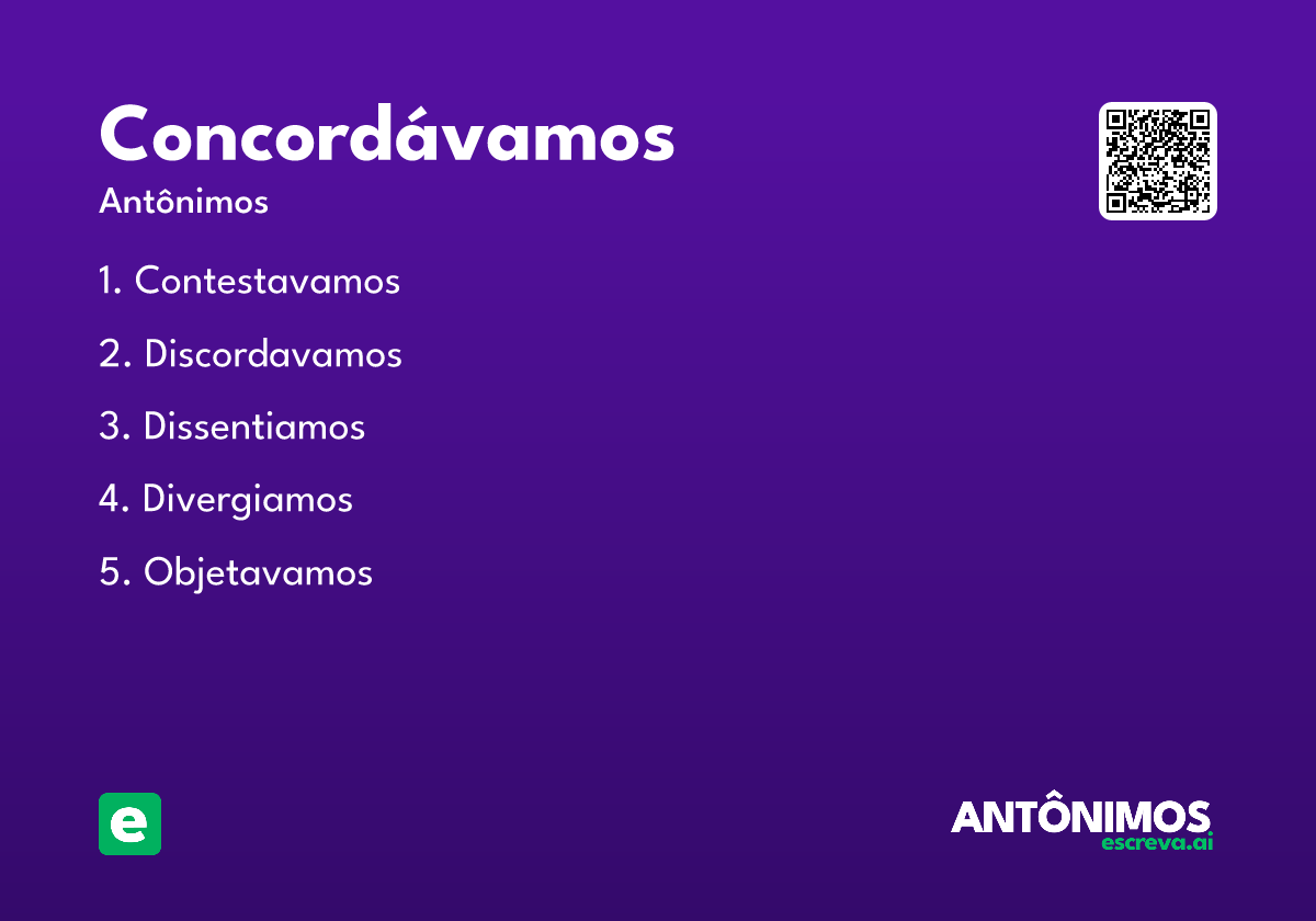 concordávamos