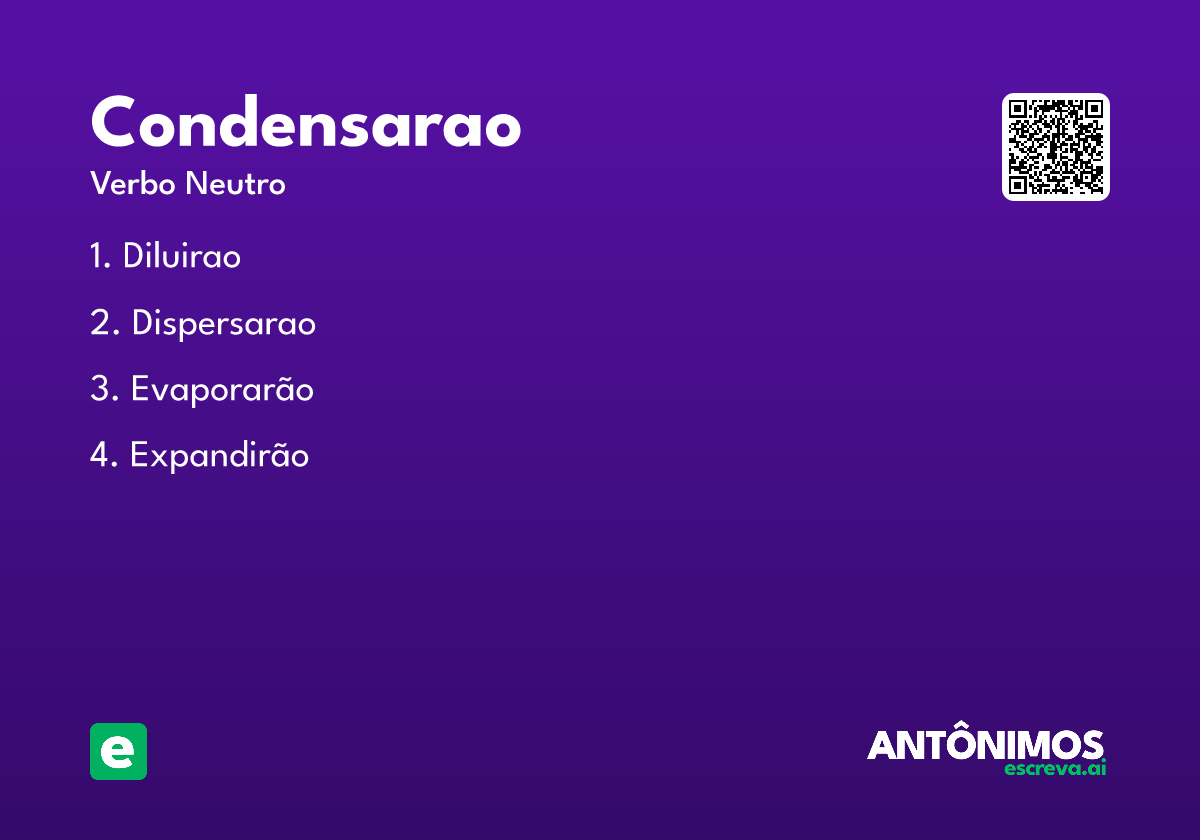 condensarao
