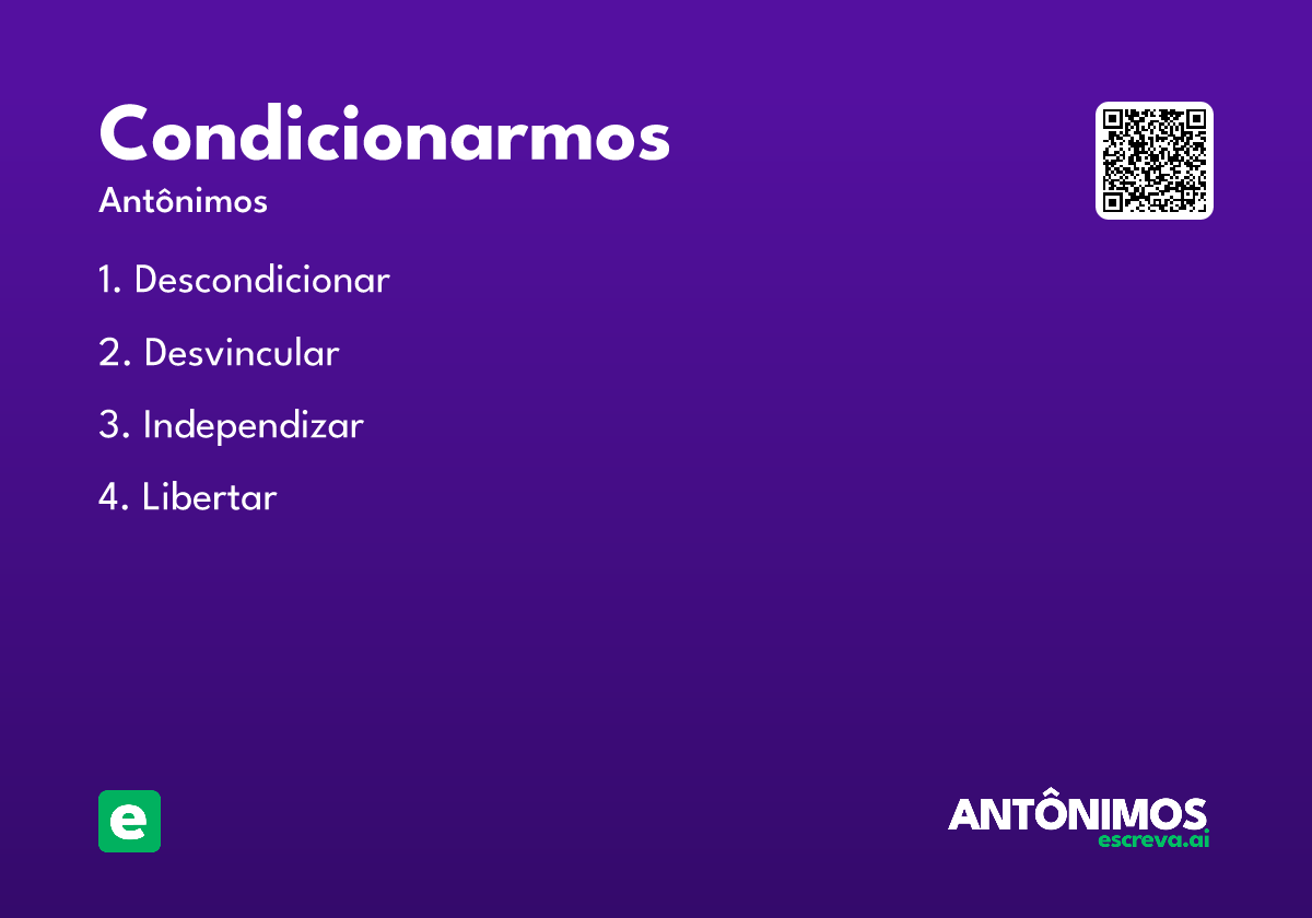 condicionarmos