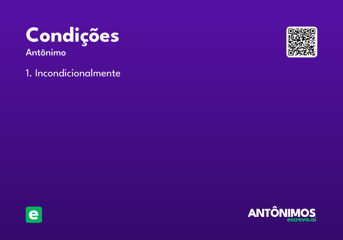 condições