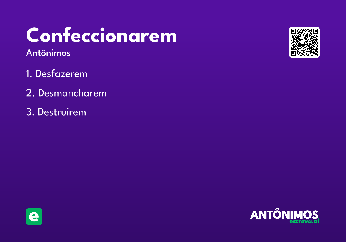 confeccionarem