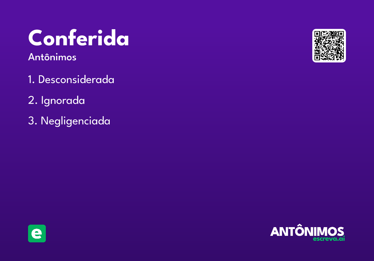 conferida