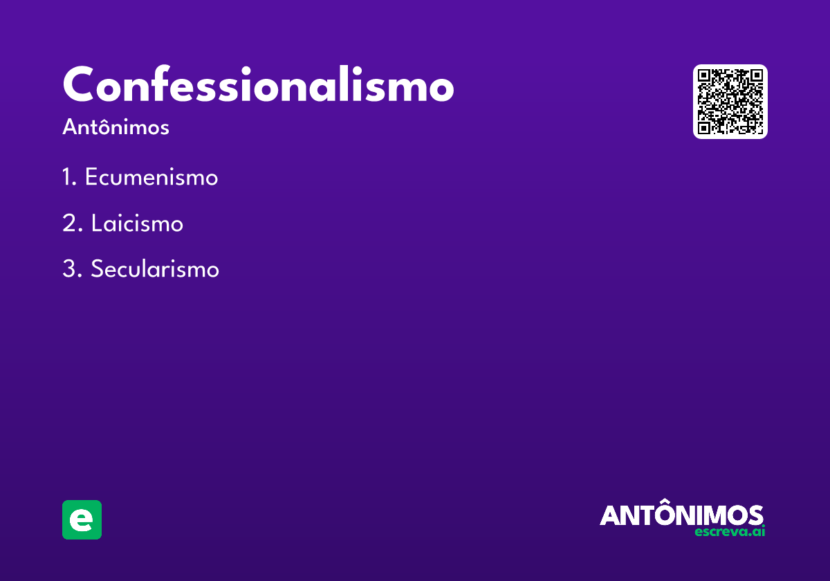 confessionalismo