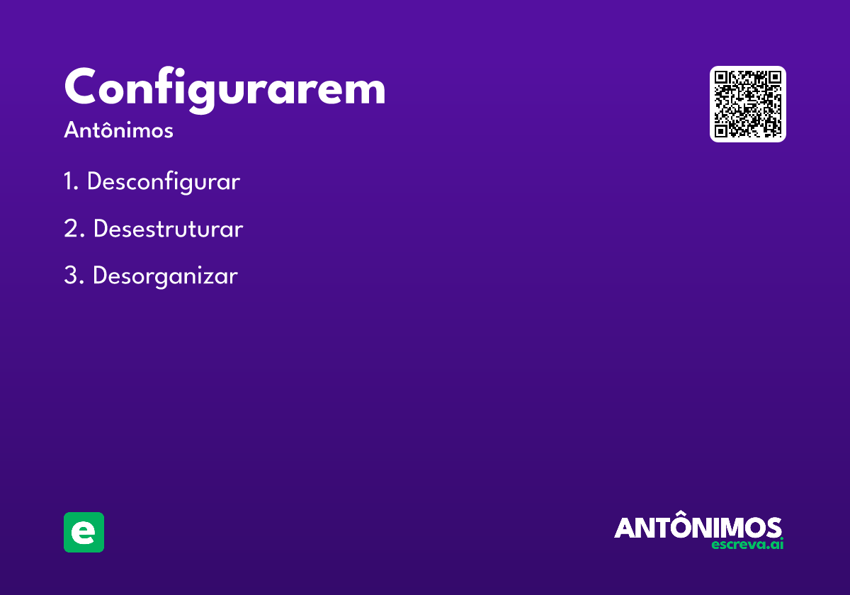 configurarem