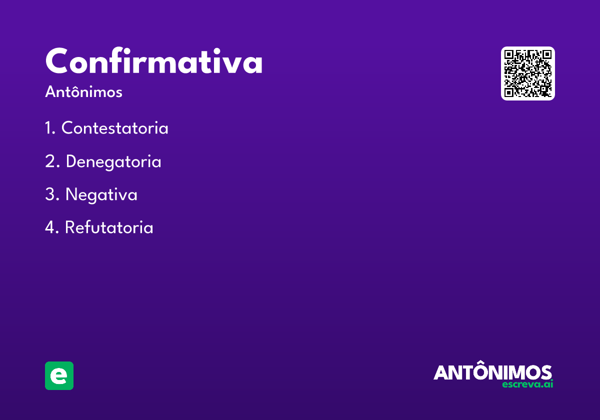 confirmativa