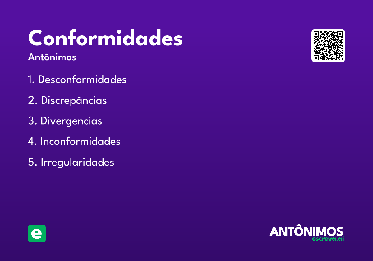 conformidades