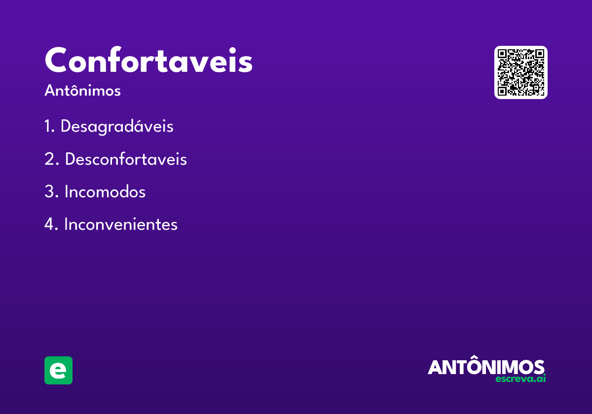 confortaveis