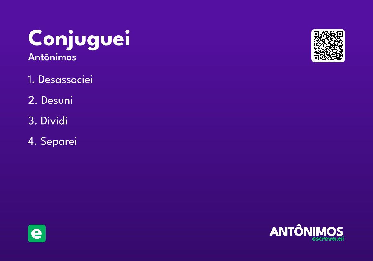 conjuguei