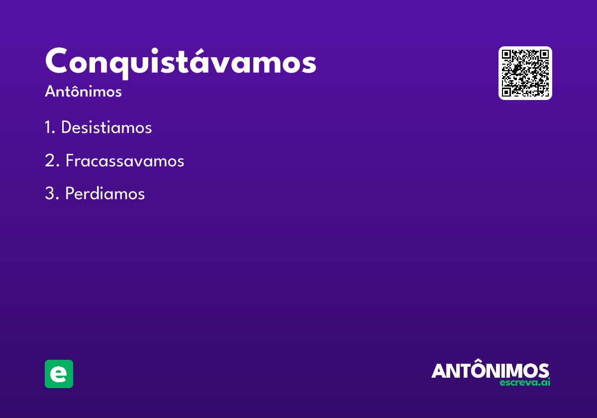 conquistávamos