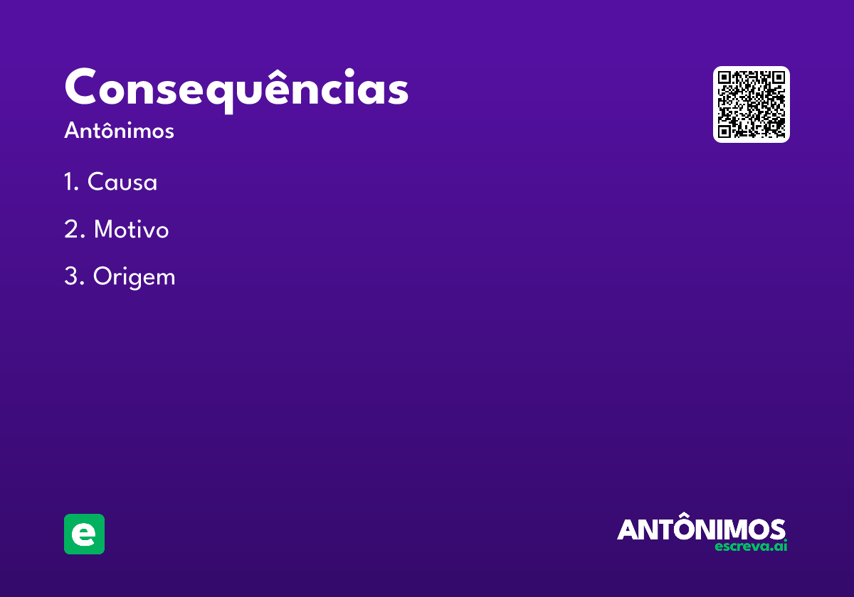consequências