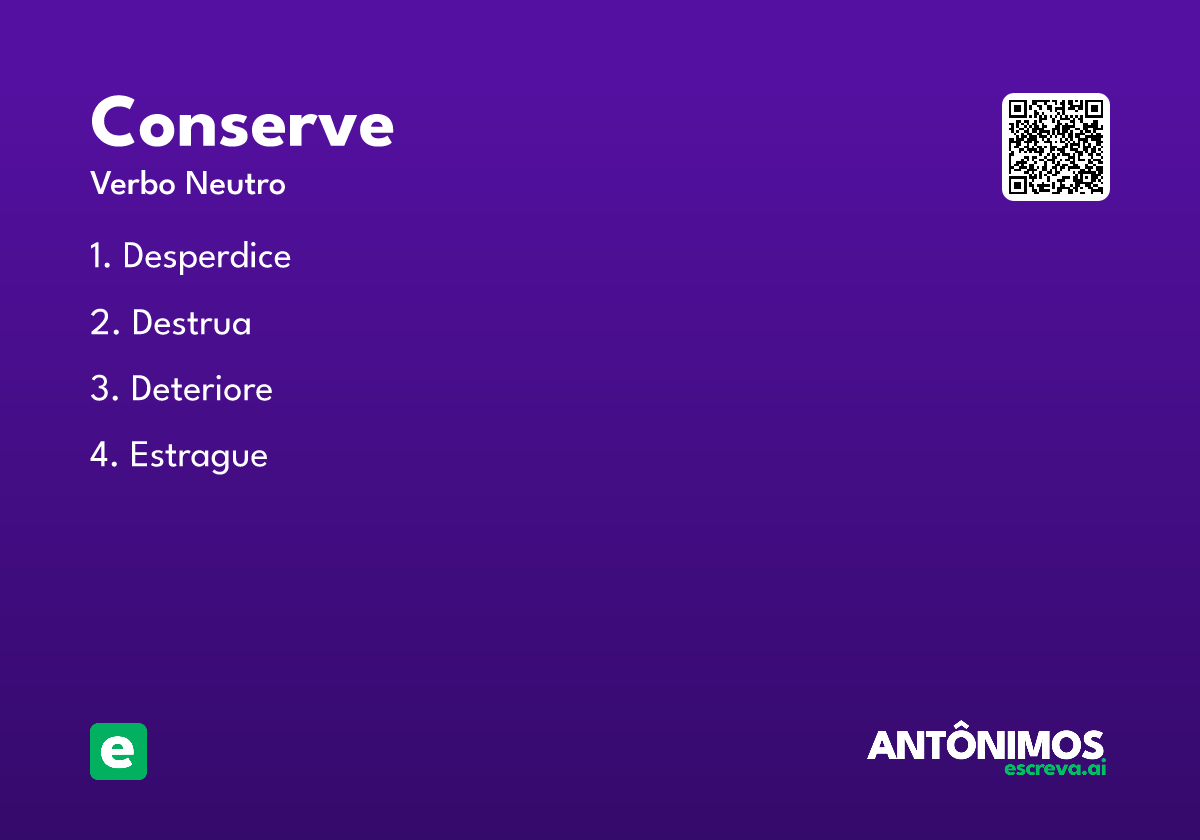conserve