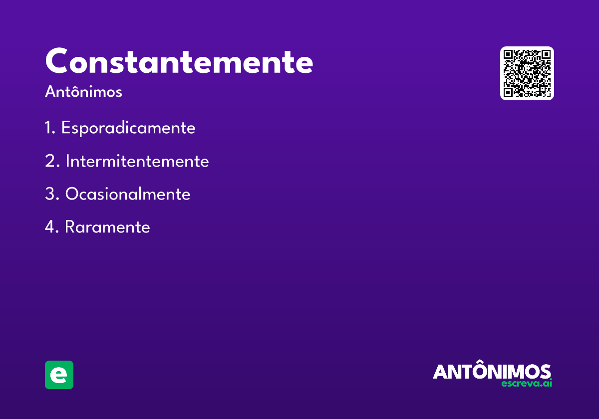constantemente