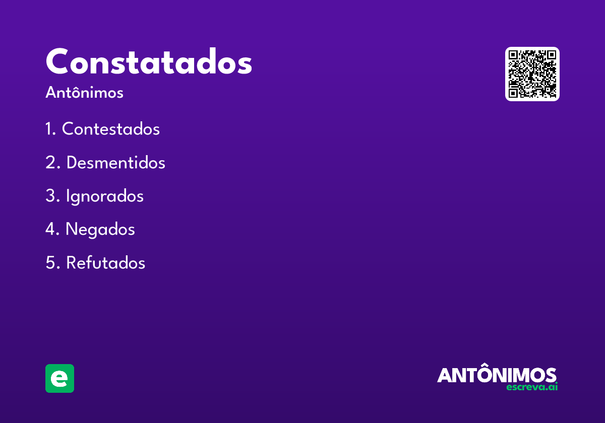 constatados