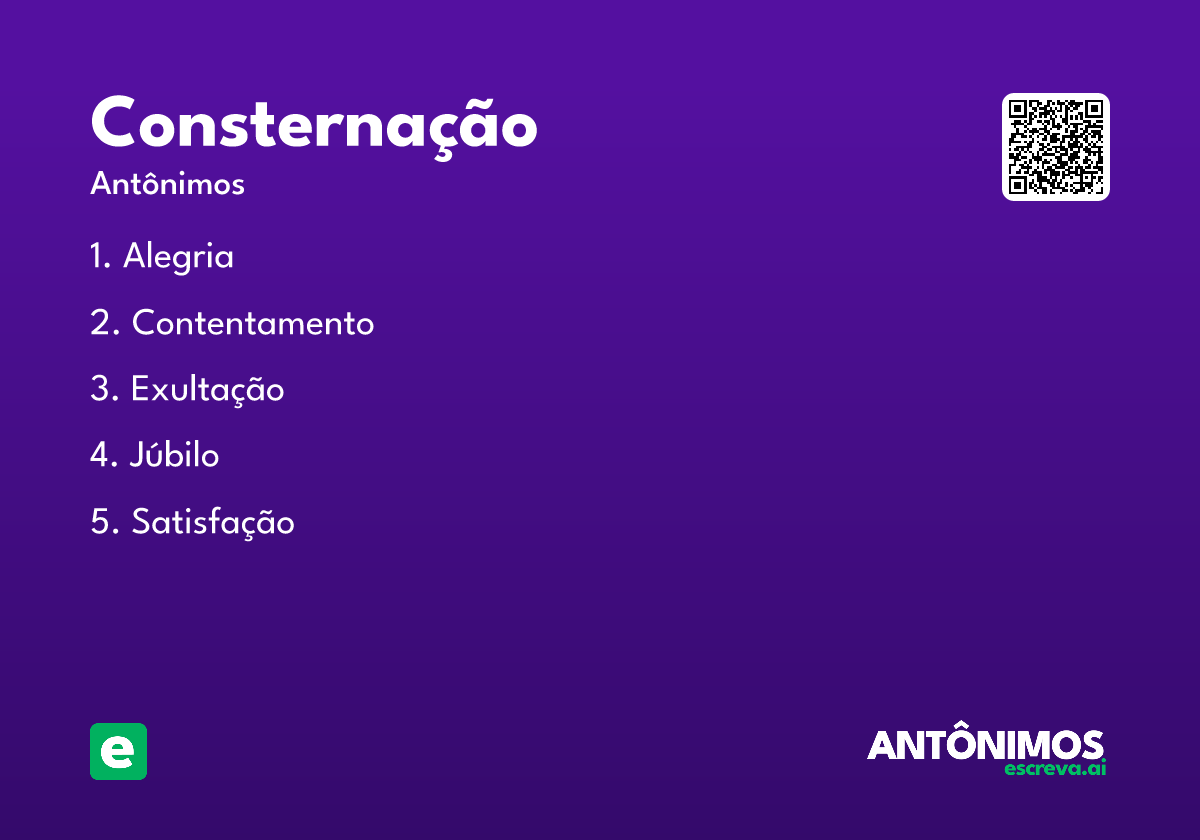 consternação