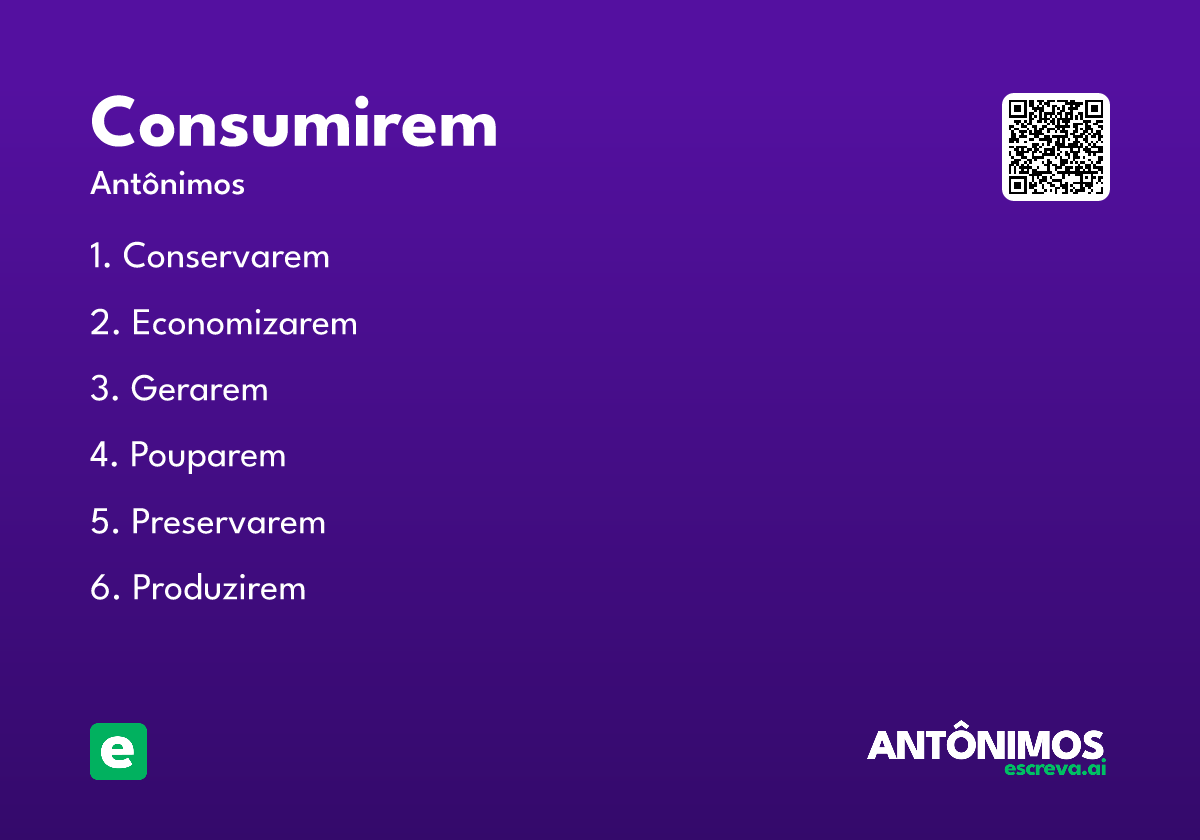 consumirem