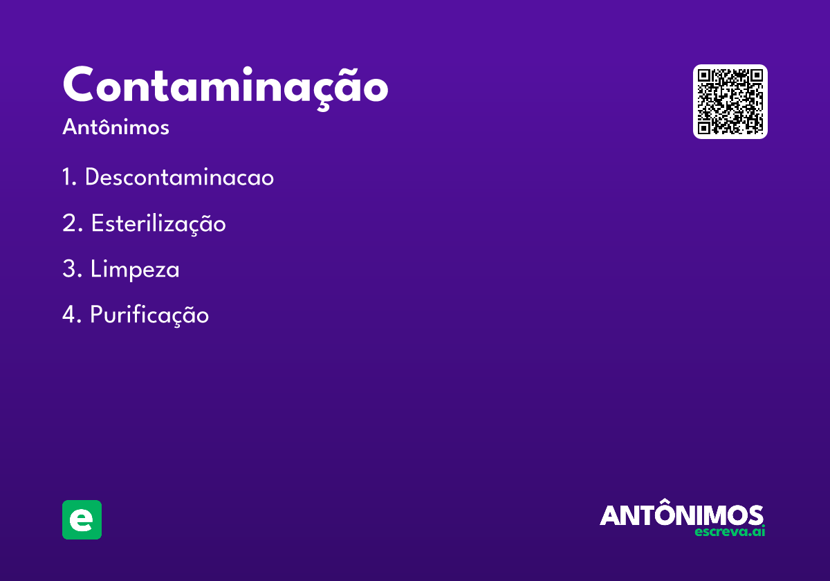 contaminação
