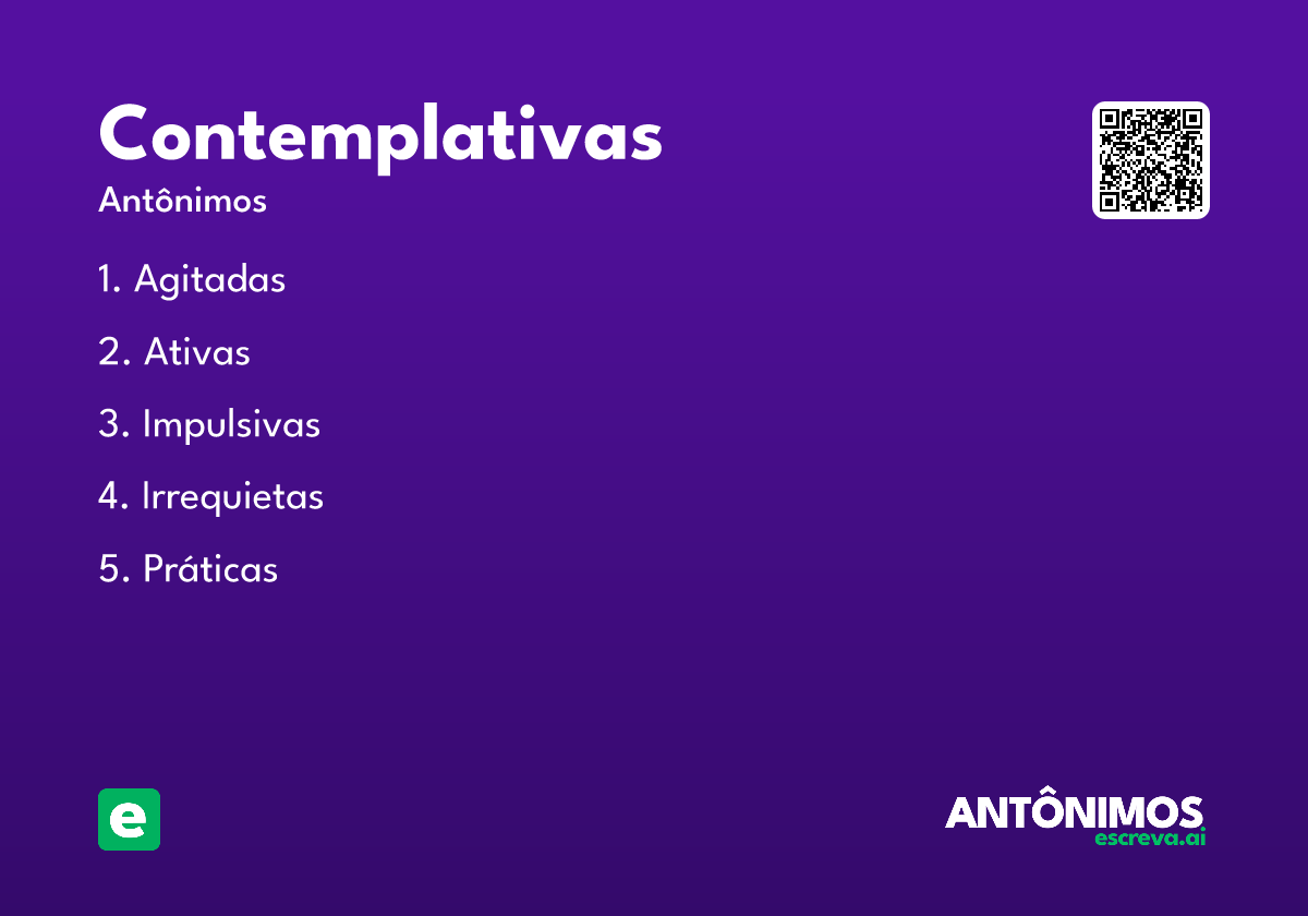 contemplativas